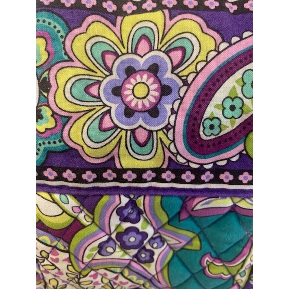 Vera Bradley Hanging Travel Jewelry Cosmetic‎ Makeup Bag Purple Paisley - Picture 2 of 10